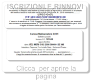 Clicca  per aprire la pagina ISCRIZIONI E RINNOVI 2018