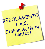 REGOLAMENTO I.A.C. Italian Activity Contest